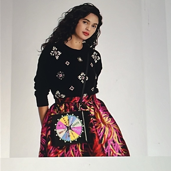 🎲  KATE SPADE FORTUNE FAVORS EMBELLISHED 3D TOP-HANDLE CROSSBODY 🎲 NWT 🎲 - Picture 12 of 16